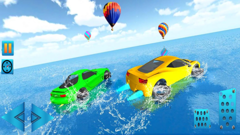 水下 吉普車 駕駛 辛 3D截圖