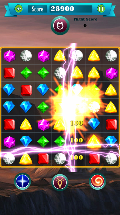 Jewel Star Match 3 Classic截图1