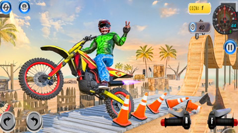 Bike Stunt Race 3D Bike Games截图