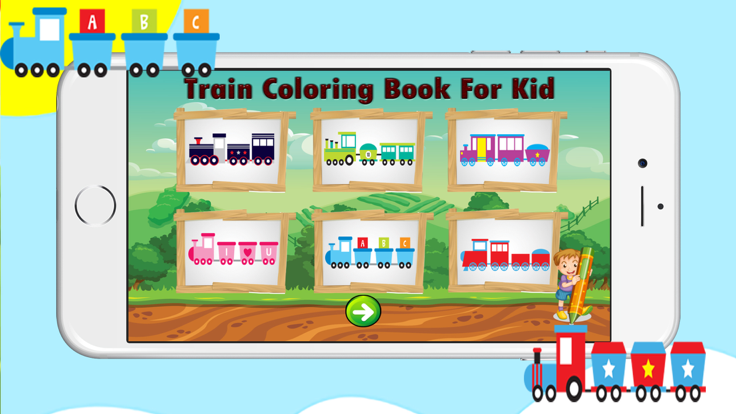 Train Coloring Book For Kids好玩吗 Train Coloring Book For Kids玩法简介
