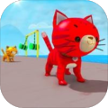 Cat Fun Race 3D Run Face Game