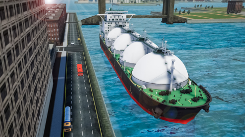 货运海港船模拟截图2