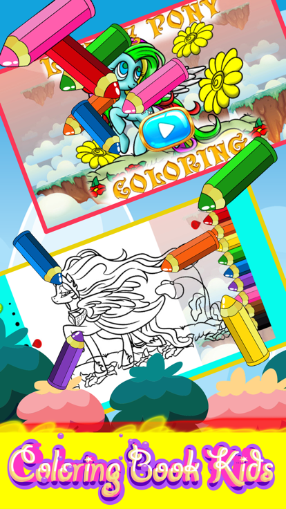 Ponies Coloring Book For Toddler好玩吗 Ponies Coloring Book For Toddler玩法简介