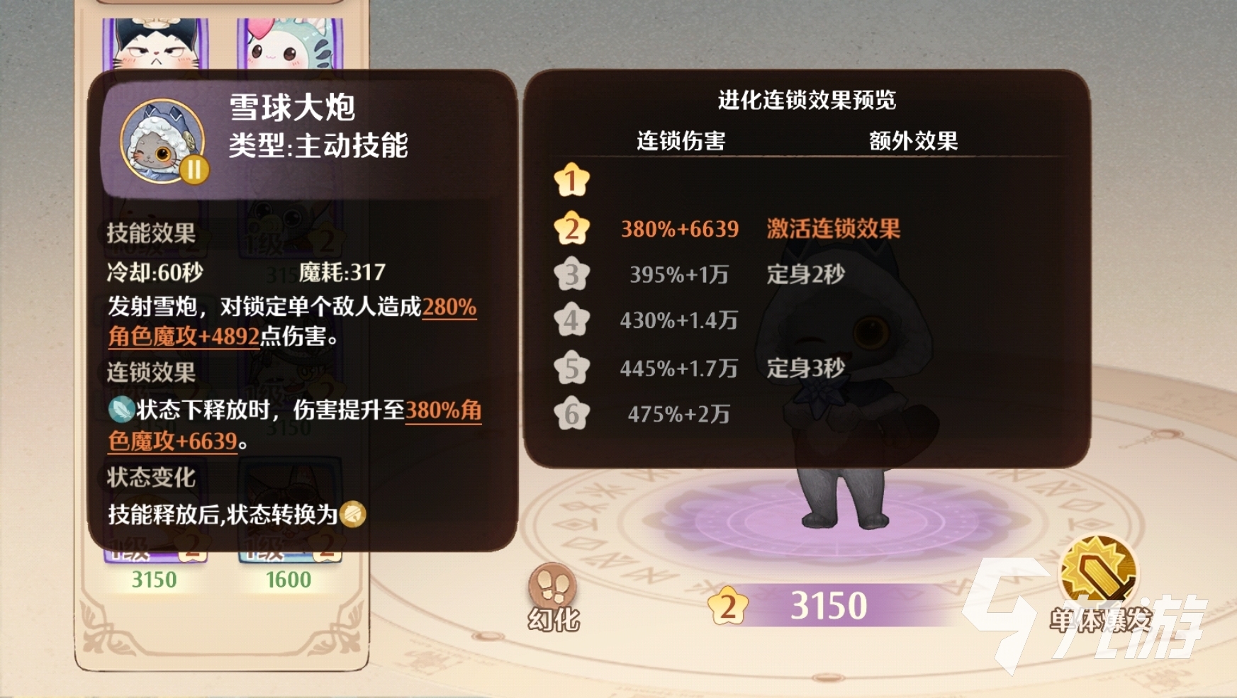 森之国度冰雪喵怎么样 森之国度冰雪喵强度一览