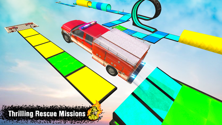 Fire Truck Stunt Racing Games好玩吗 Fire Truck Stunt Racing Games玩法简介