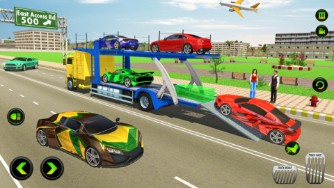 Car Cargo Truck Transport 3D截图2