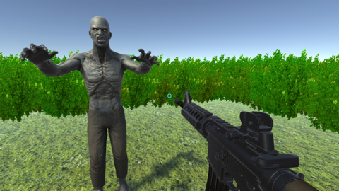 VR Defense against Zombie截图2