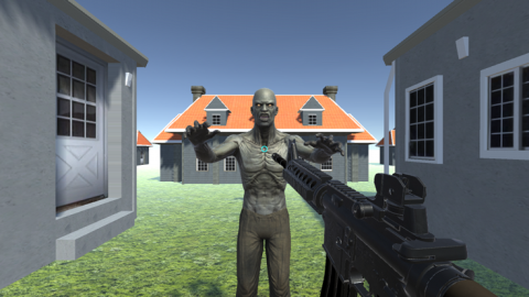 VR Defense against Zombie截图
