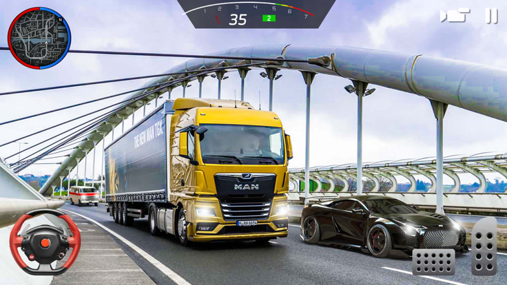 终极欧洲卡车3D模拟器成为真正的卡车司机好玩吗 终极欧洲卡车3D模拟器成为真正的卡车司机玩法简介