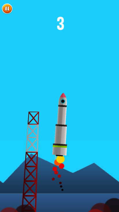火箭发射模拟太空飞行截图