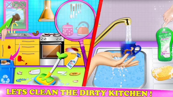 Home Cleaning Girls Game好玩吗 Home Cleaning Girls Game玩法简介