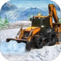 大雪救援挖掘机
