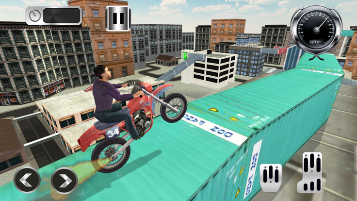 摩托车屋顶跳跃特技专业司机sim好玩吗 摩托车屋顶跳跃特技专业司机sim玩法简介