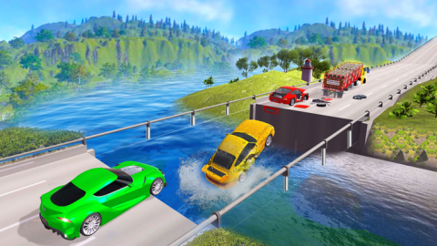 Cars vs Deep WaterBeam Driver截图1