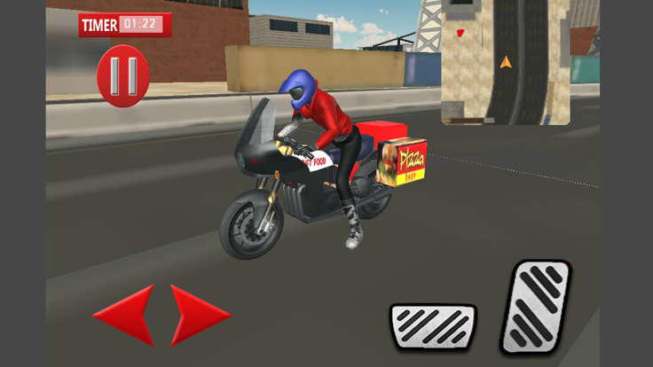 快餐摩托车交付和自行车骑手模拟好玩吗 快餐摩托车交付和自行车骑手模拟玩法简介