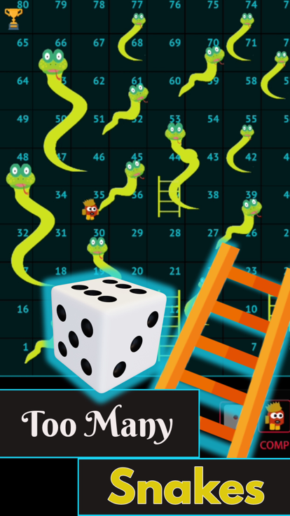 蛇与梯子掷骰子截图1
