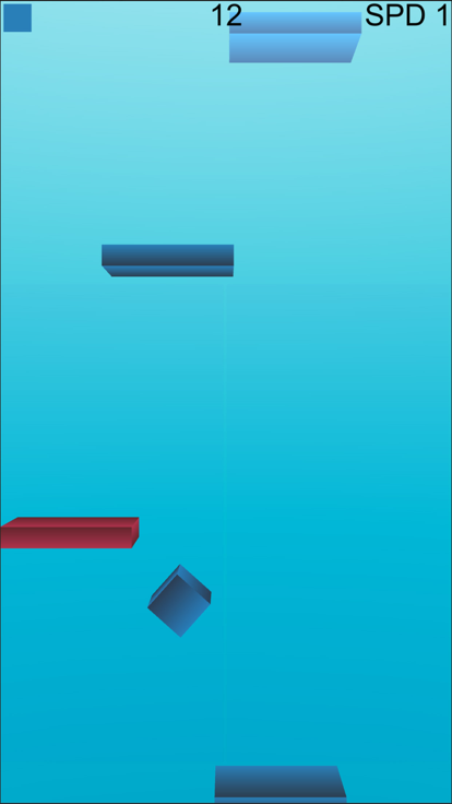 立方体下落截图1