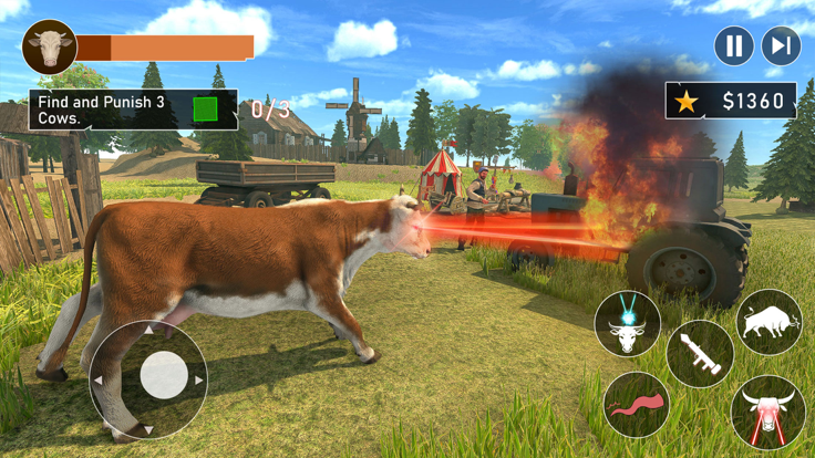 疯狂可怕的牛横冲直撞模拟好玩吗 疯狂可怕的牛横冲直撞模拟玩法简介