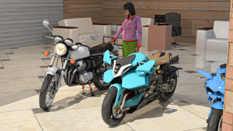 Motorcycle Bike Dealer Games截图2