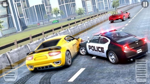 美國警車直升機駕駛追逐截圖
