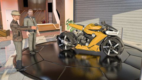 Motorcycle Bike Dealer Games截图3