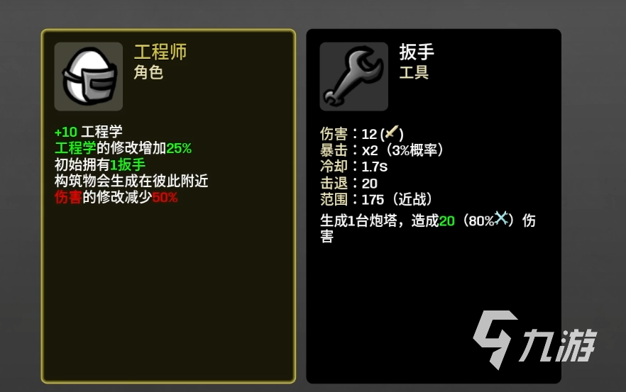 土豆兄弟工程师加伤害有用吗 工程师伤害加成机制说明