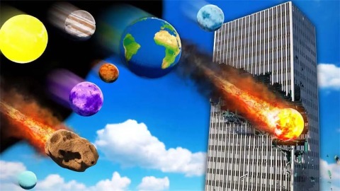 星球撞击模拟截图