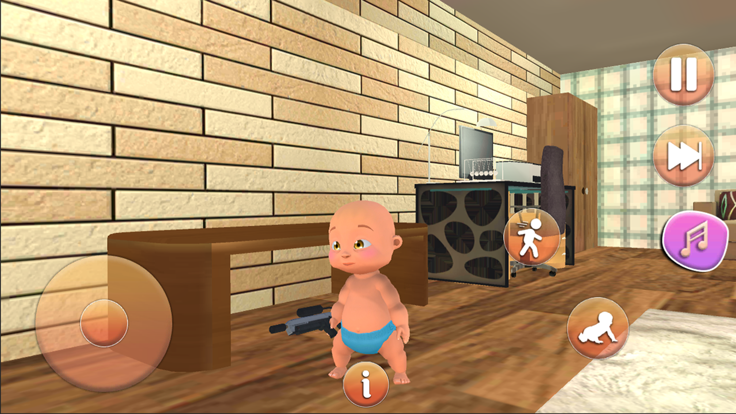淘气的婴儿生活爸爸模拟3D好玩吗 淘气的婴儿生活爸爸模拟3D玩法简介