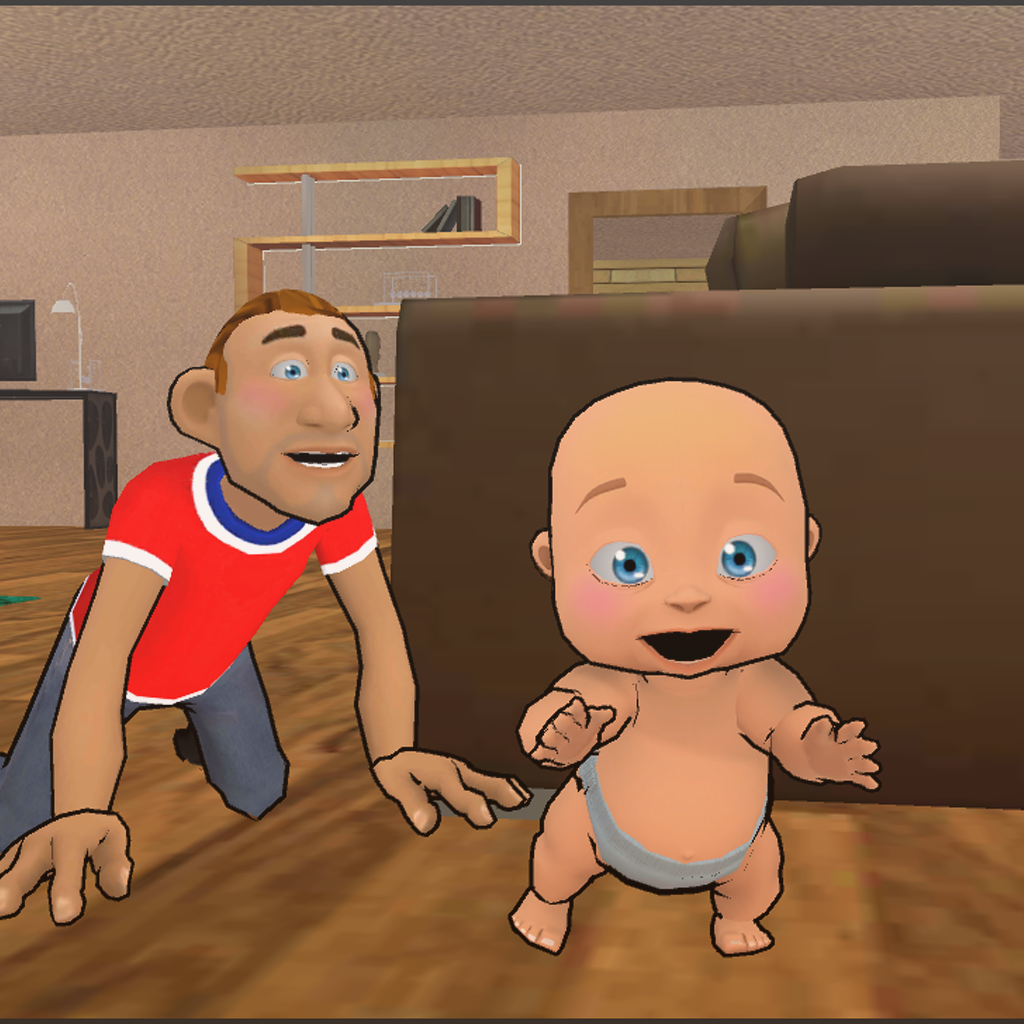 淘气的婴儿生活爸爸模拟3D加速器