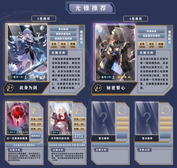 《崩坏星穹铁道》1.4版镜流全面养成攻略 镜流行迹加点与光锥、遗器搭配推荐