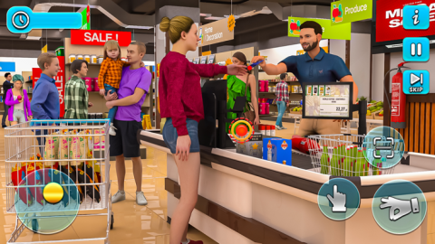 Supermarket Cashier Girl Games截图