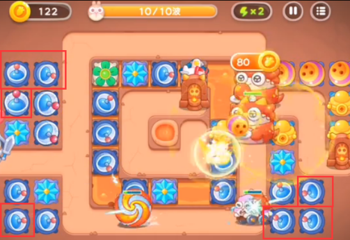 《保卫萝卜4》饿龙传说第38关全清通关速览