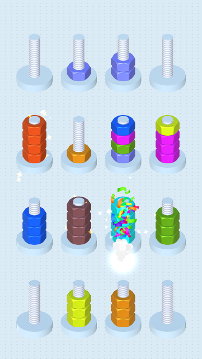 Nuts And Bolts Sort好玩吗 Nuts And Bolts Sort玩法简介