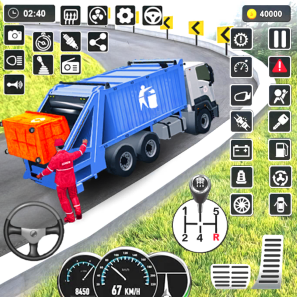 垃圾车3D清洁游戏