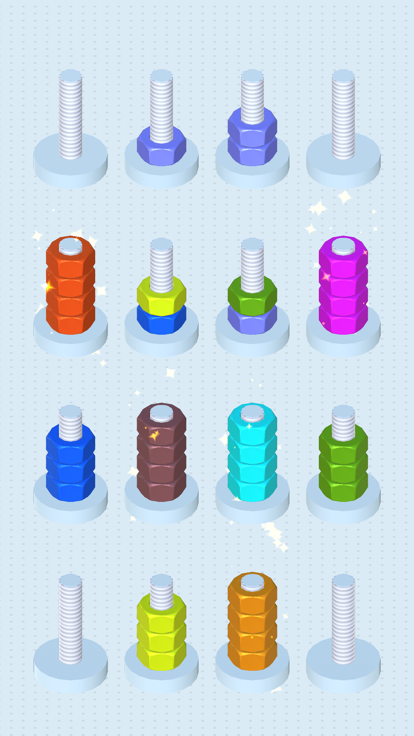 Nuts And Bolts Sort好玩吗 Nuts And Bolts Sort玩法简介