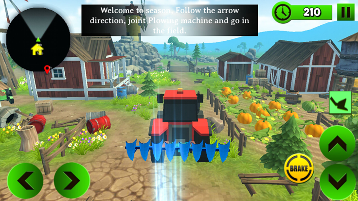 Block Farming Tractor Sim好玩吗 Block Farming Tractor Sim玩法简介