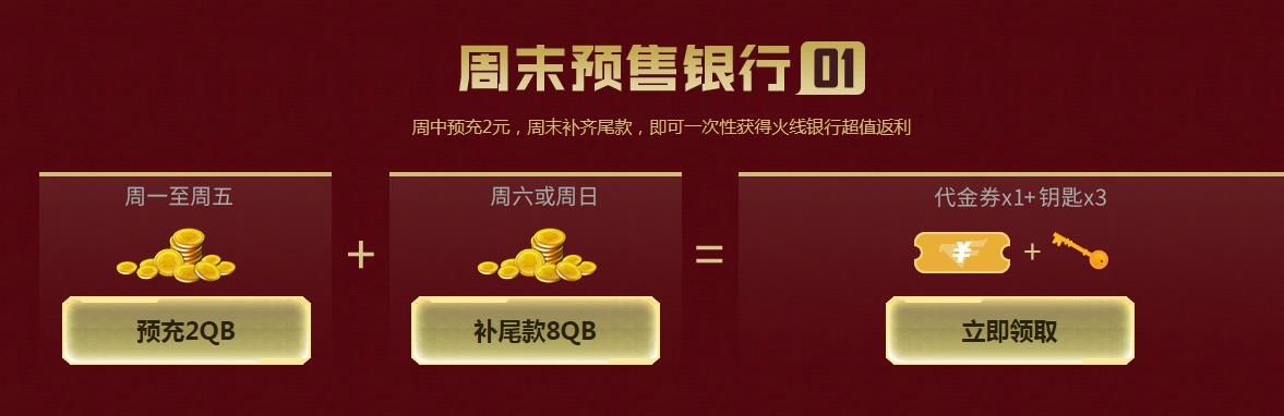 CF手游火线大银行活动内容一览 穿越火线手游火线大银行怎么玩