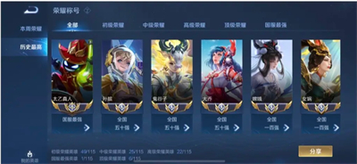 王者荣耀s34赛季英雄排行榜