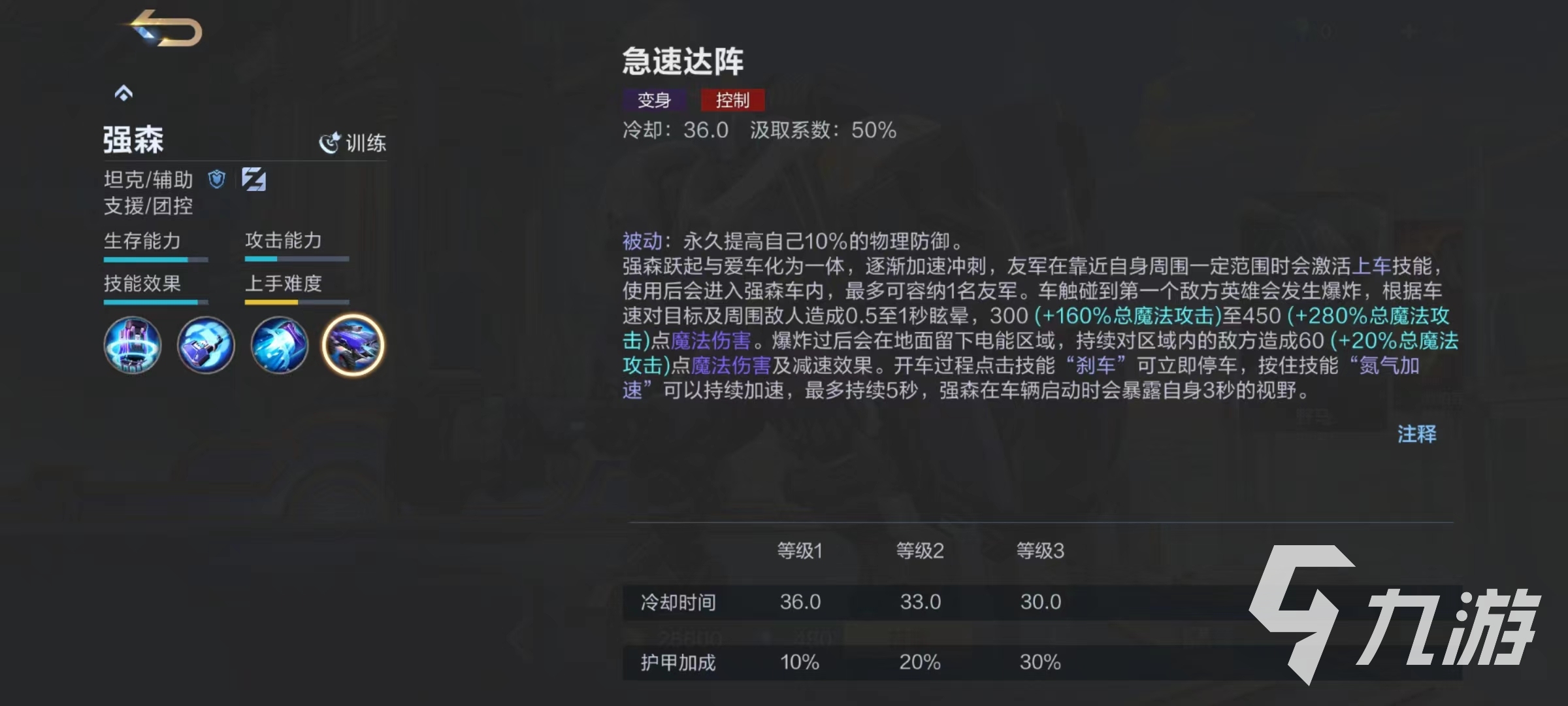 決勝巔峰強森技能有哪些 強森技能連招詳解