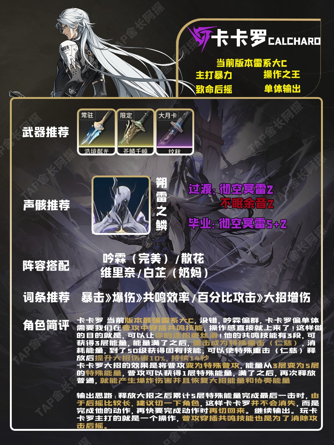 鸣潮五星角色哪个最强-鸣潮五星角色强度排行榜