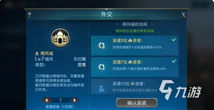 世界启元城市外交怎么玩 世界启元城市外交玩法技巧分享