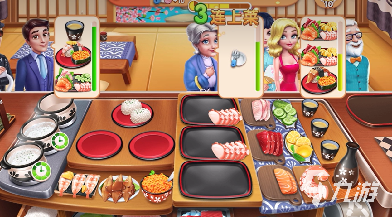 风味美食街日本攻略 风味美食街日本寿司店通关技巧