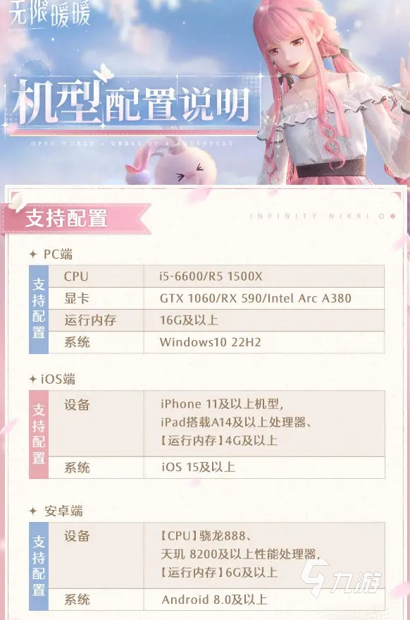 無限暖暖平板能玩嗎 無限暖暖平板配置說明