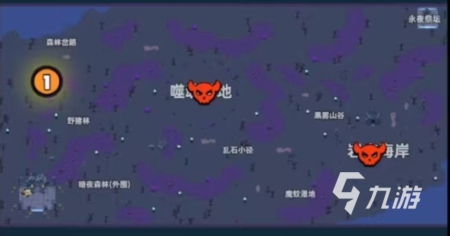 英勇之地暗夜森林深处攻略 <a id='link_pop' class='keyword-tag' href='https://www.9game.cn/yingyongzhidi/'>英勇之地手游</a>暗夜森林深处怎么玩