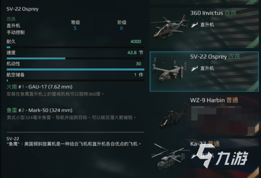 现代战舰新手航母推荐 现代战舰新人用什么航母​