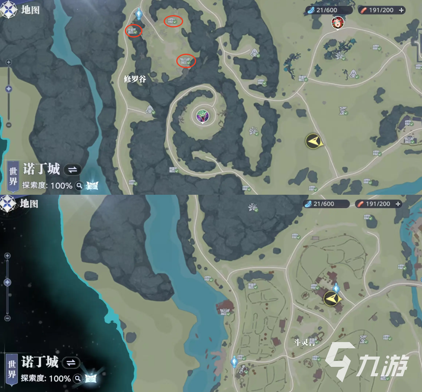 斗罗大陆猎魂世界诺丁城宝箱位置 斗罗大陆猎魂世界宝箱收集攻略