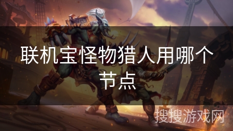 联机宝怪物猎人用哪个节点