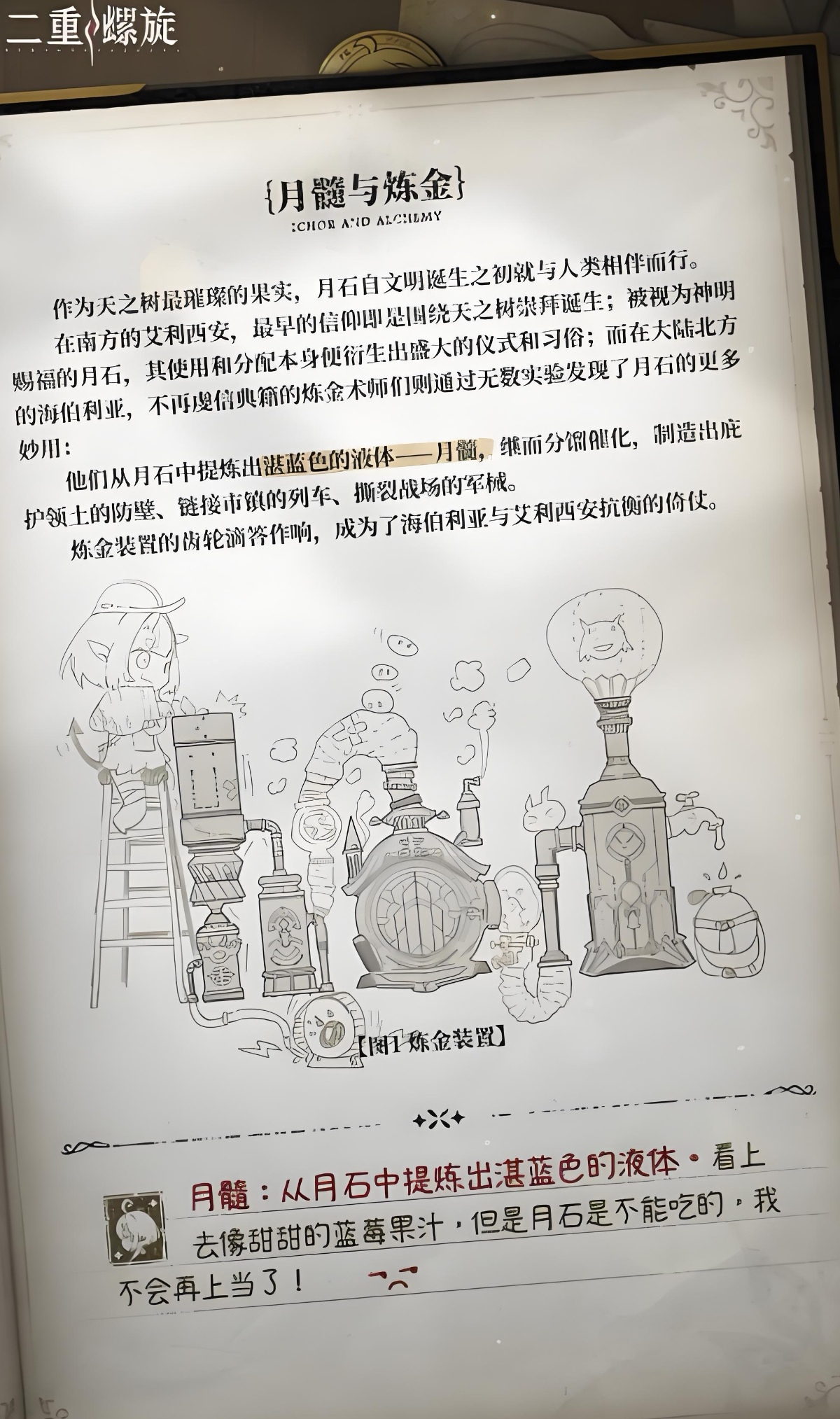 二重螺旋月髓与炼金是什么 二重螺旋月髓与炼金详解截图