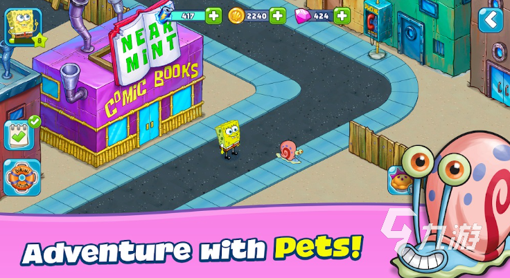 有趣的海绵宝宝手游下载推荐 好玩的漫改游戏合集2025