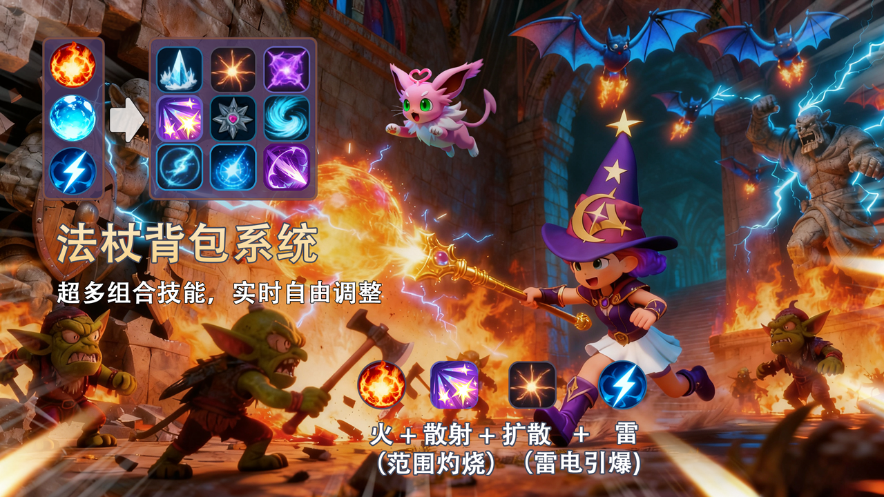 我的法杖炸毛了好玩吗 我的法杖炸毛了玩法简介